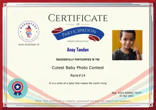 Certificate Preview