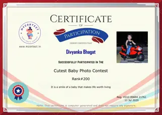 Certificate Preview
