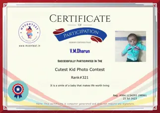 Certificate Preview