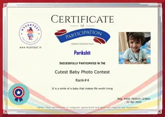 Certificate Preview