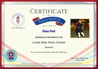 Certificate Preview