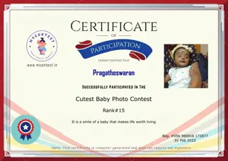 Certificate Preview