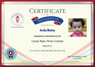 Certificate Preview