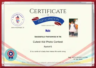 Certificate Preview
