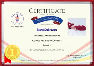 Certificate Preview