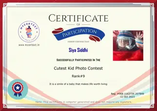 Certificate Preview