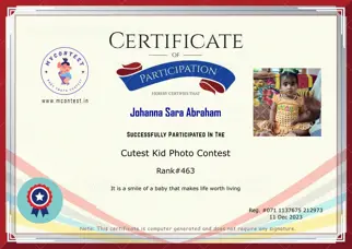 Certificate Preview