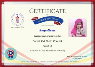 Certificate Preview
