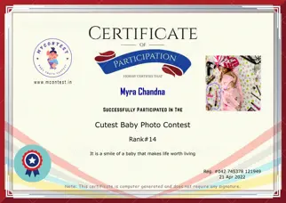 Certificate Preview