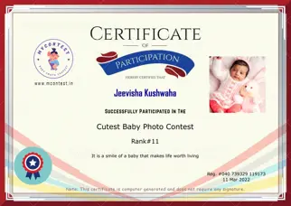 Certificate Preview