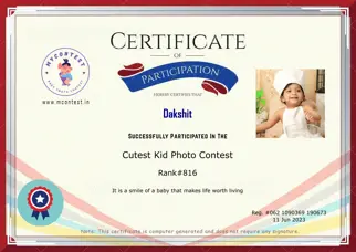 Certificate Preview