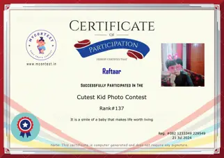 Certificate Preview
