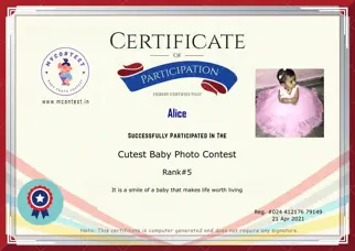 Certificate Preview