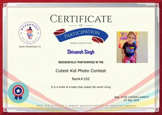 Certificate Preview