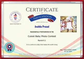 Certificate Preview