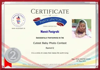Certificate Preview