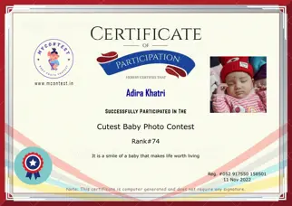 Certificate Preview