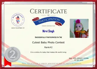 Certificate Preview