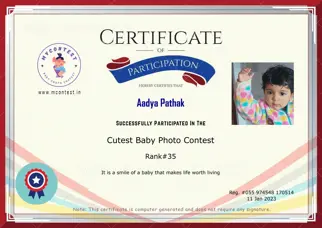 Certificate Preview