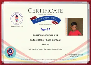 Certificate Preview