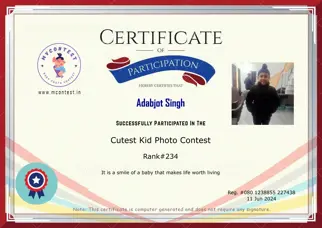 Certificate Preview
