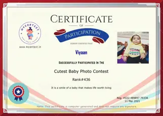 Certificate Preview