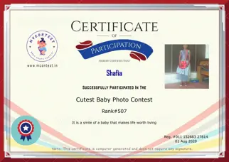 Certificate Preview