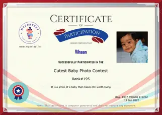 Certificate Preview