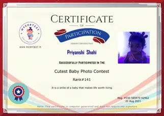 Certificate Preview