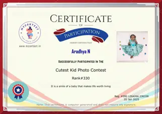 Certificate Preview