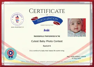 Certificate Preview