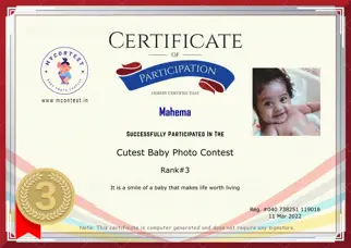 Certificate Preview