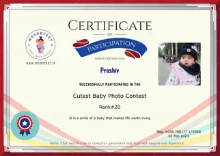 Certificate Preview