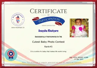 Certificate Preview