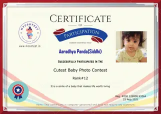 Certificate Preview