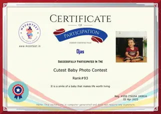 Certificate Preview