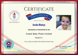 Certificate Preview