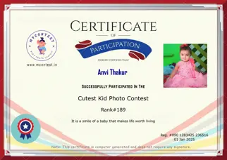 Certificate Preview