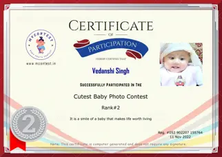 Certificate Preview